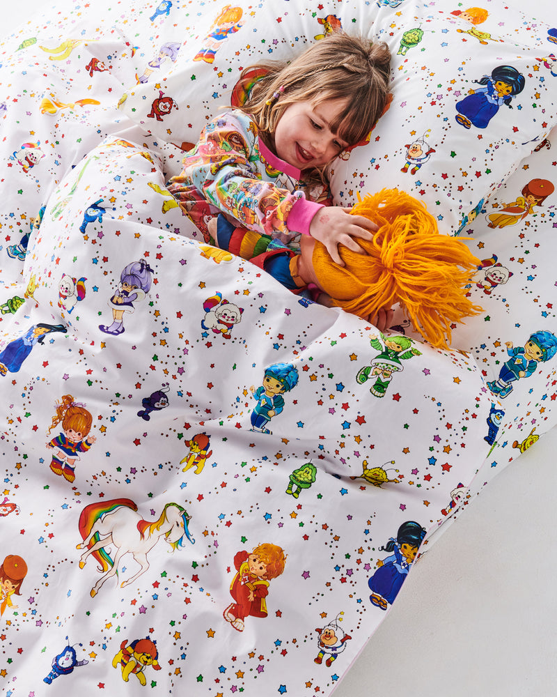 Kip&Co x Rainbow Brite Star Shower Organic Cotton Quilt Cover