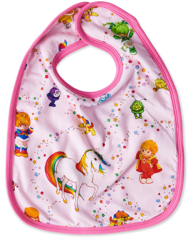 Kip&Co x Rainbow Brite Star Shower Organic Cotton Bib