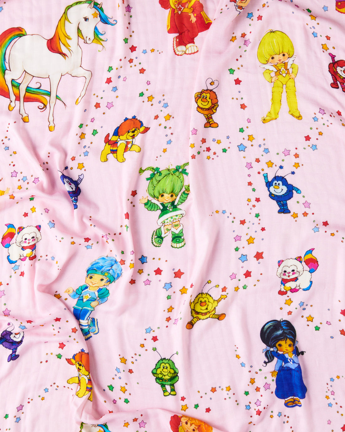 Kip&Co x Rainbow Brite Star Shower Bamboo Swaddle