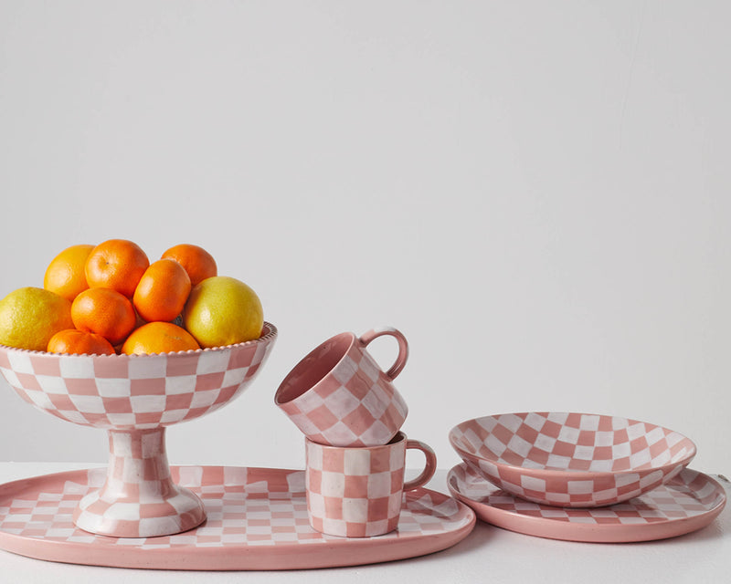 Checkered Bowl 2P Set