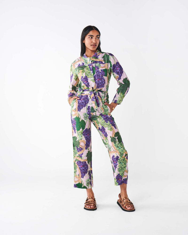 The Vine Linen Long Sleeve Jumpsuit