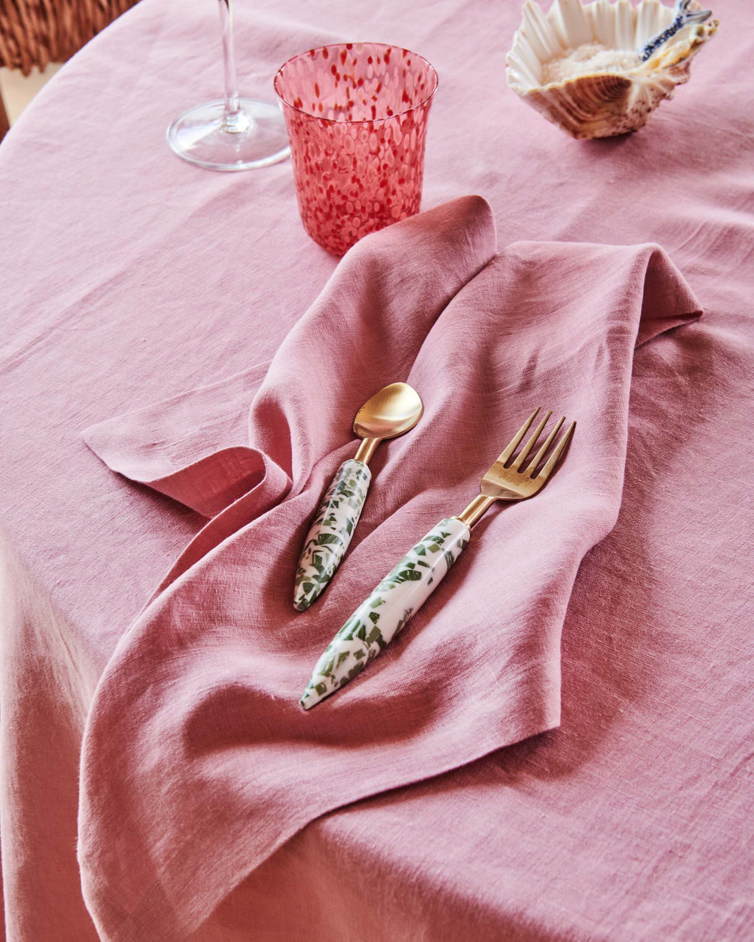 Peony Linen 4P Napkin Set