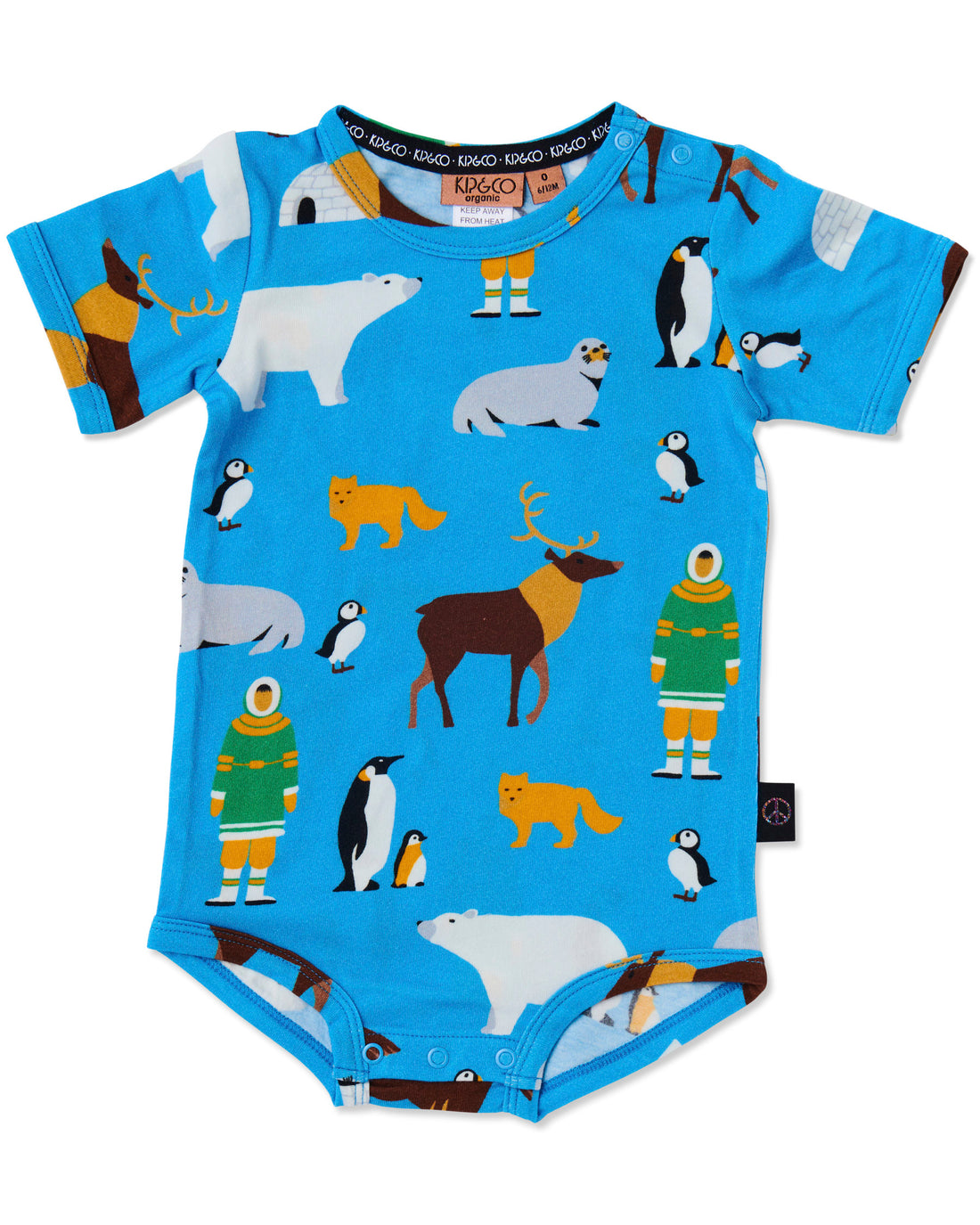 Arctic Circle Organic Short Sleeve Romper