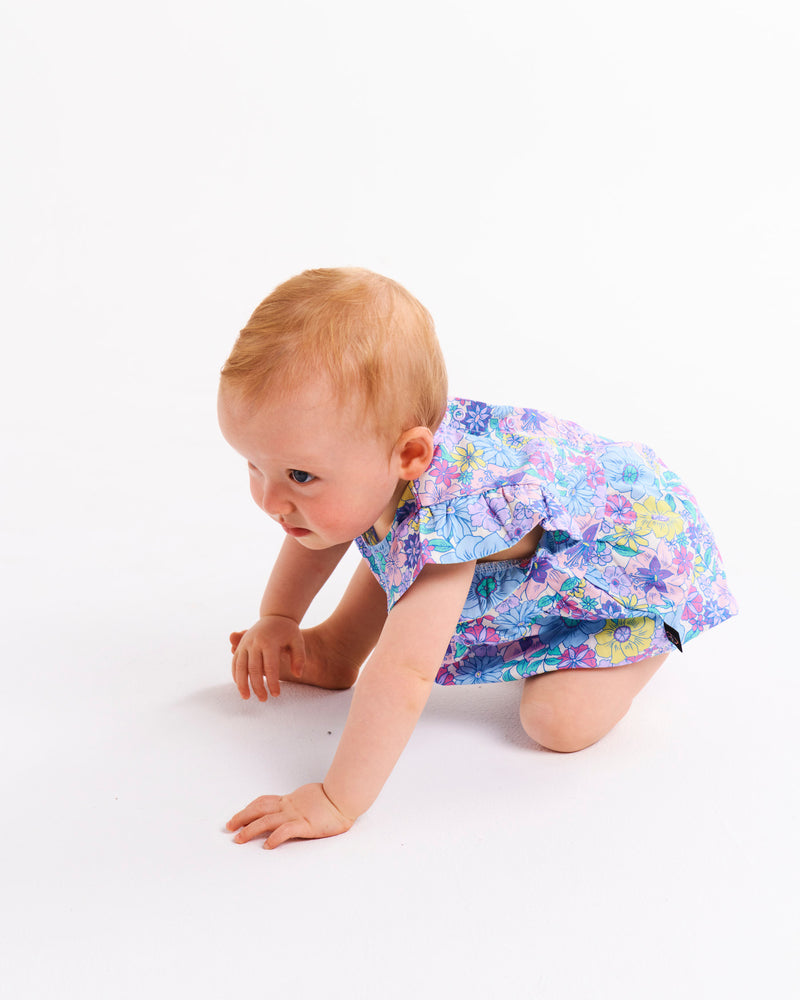 Bunch Of Fun Organic Cotton Frill Playsuit