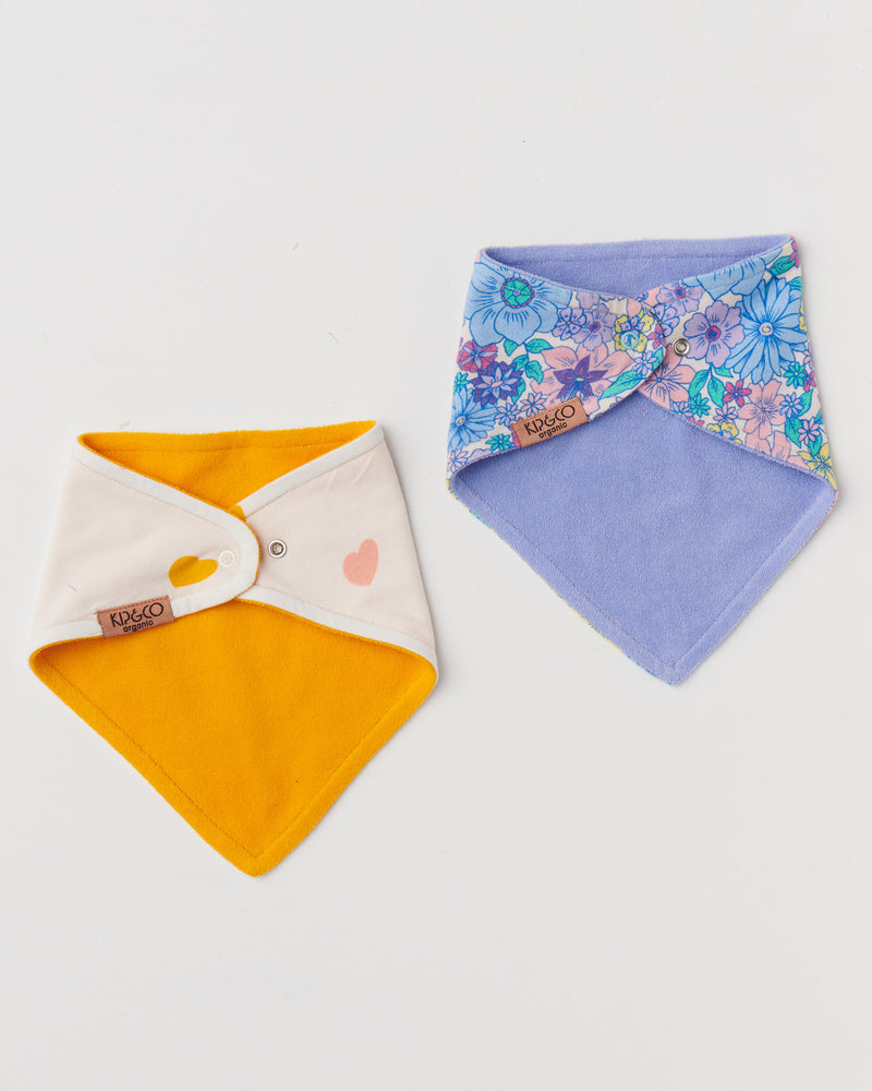 Cutie Organic Cotton Dribble Bib Set