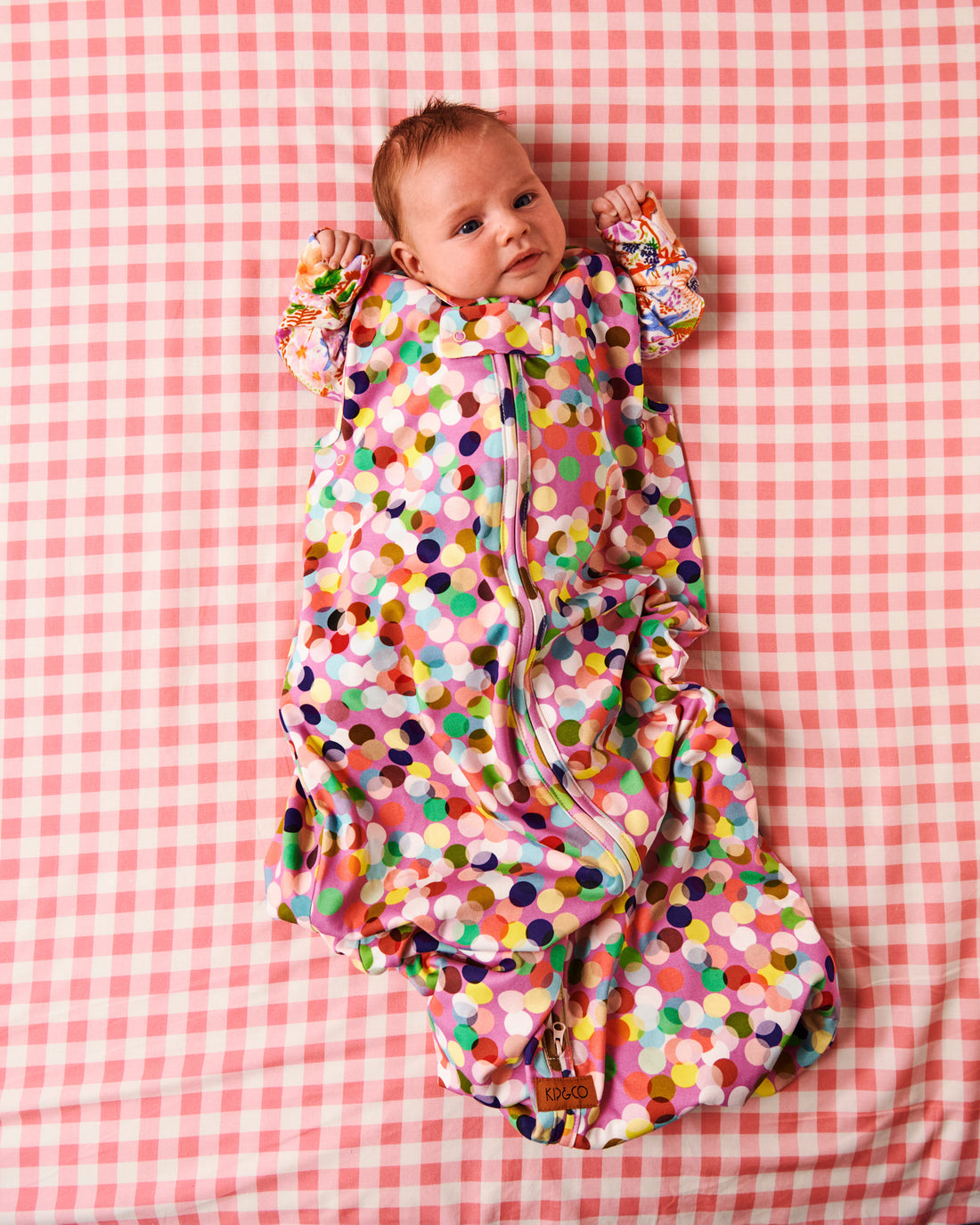 Confetti Pink Sleep Bag