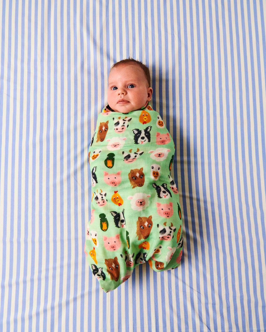 Farm Friends Bamboo Swaddle