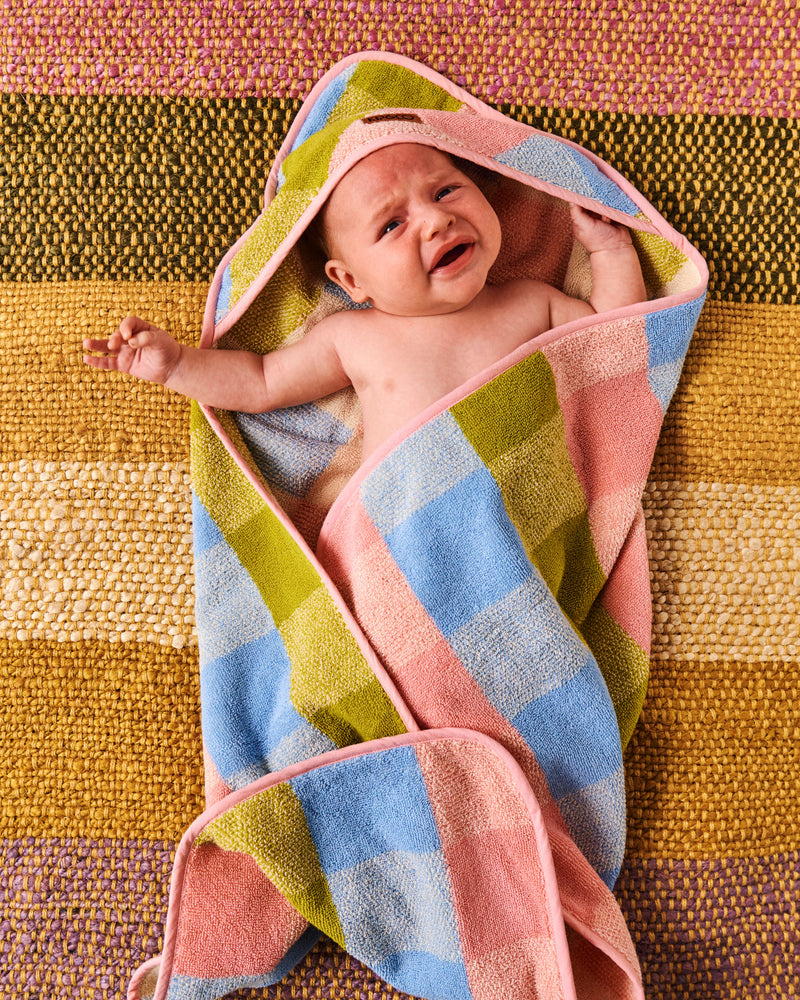 Corfu Tartan Terry Baby Towel