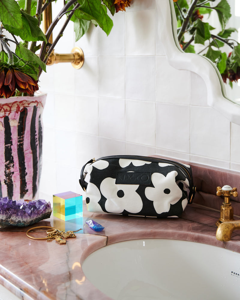 Flower Face Toiletry Bag