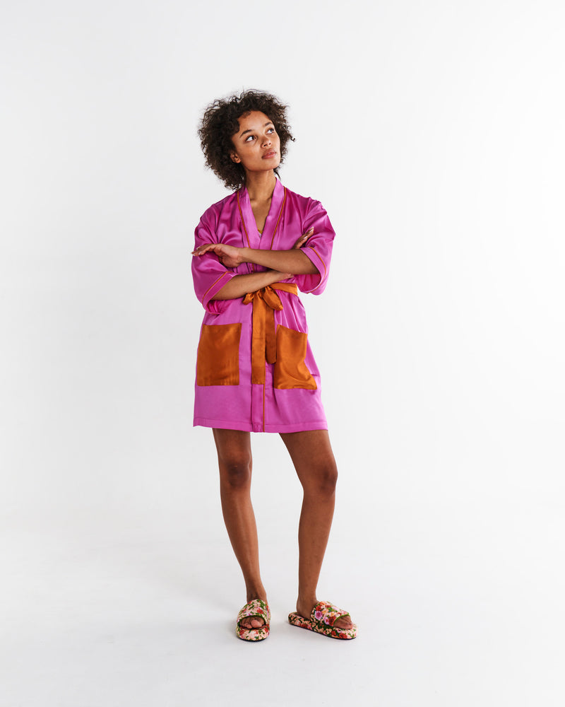 Flirty Eco Satin Robe