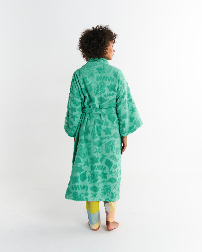 Jade Rock Pool Terry Bath Robe