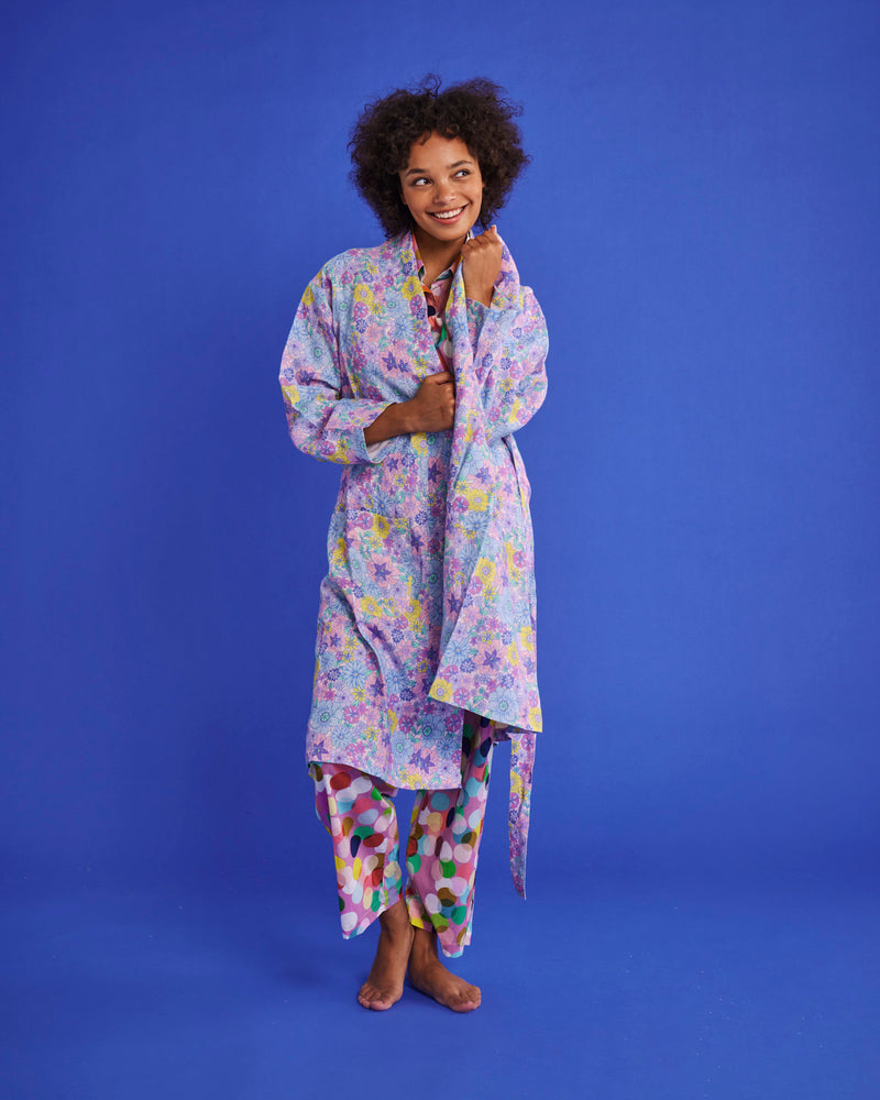 Bunch Of Fun Linen Robe