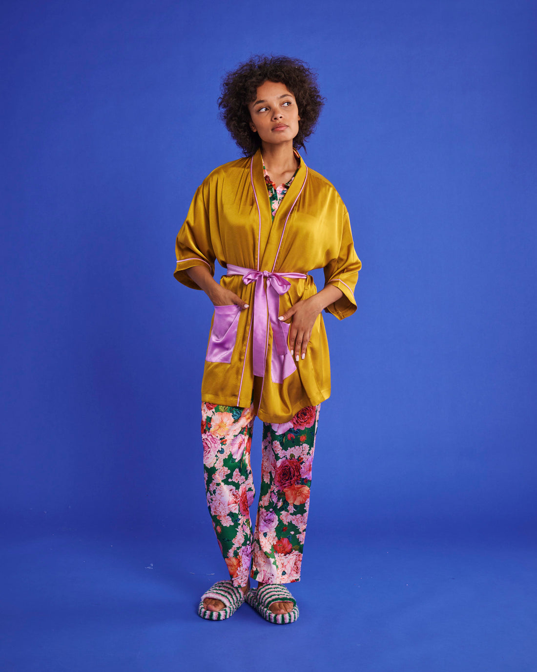 VaVaVoom Eco Satin Robe