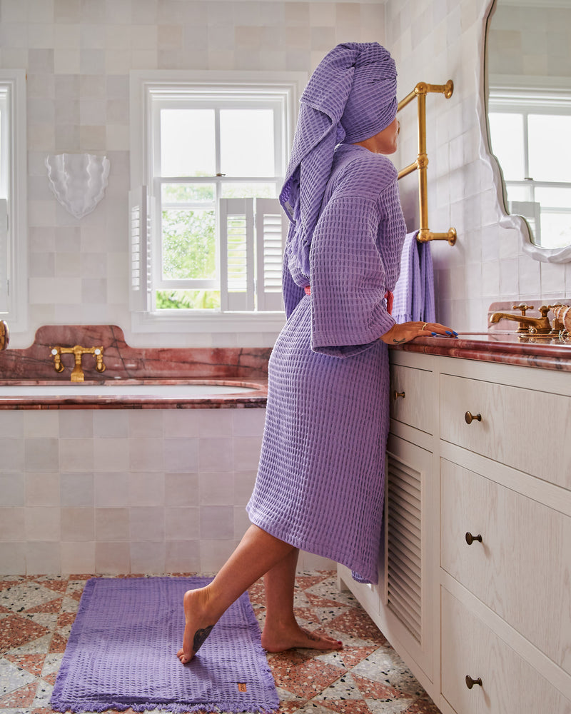 Lilac Waffle Bath Robe