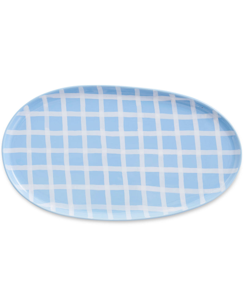 Blue Bird Tartan Platter