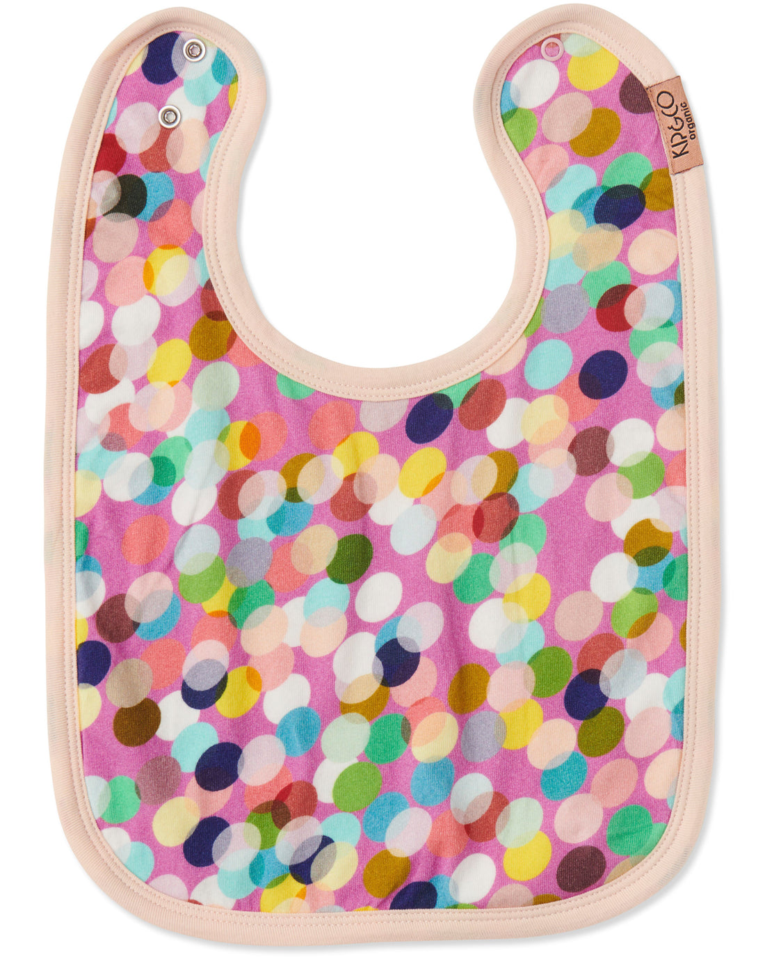 Confetti Pink Organic Cotton Bib