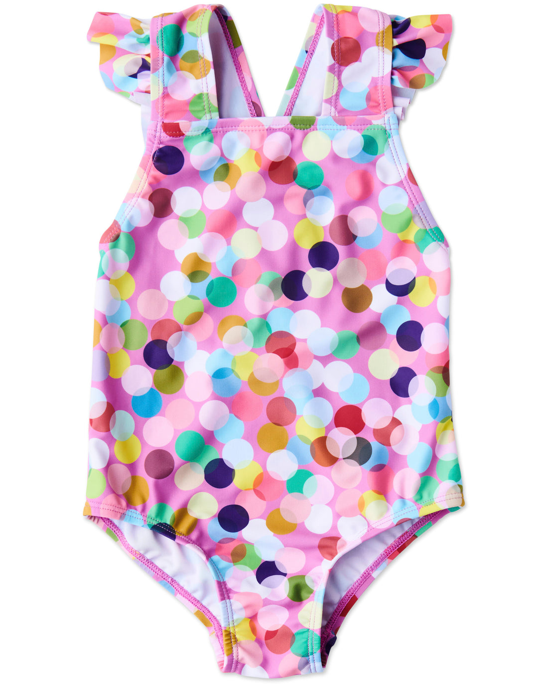 Confetti Pink One Piece Bathers