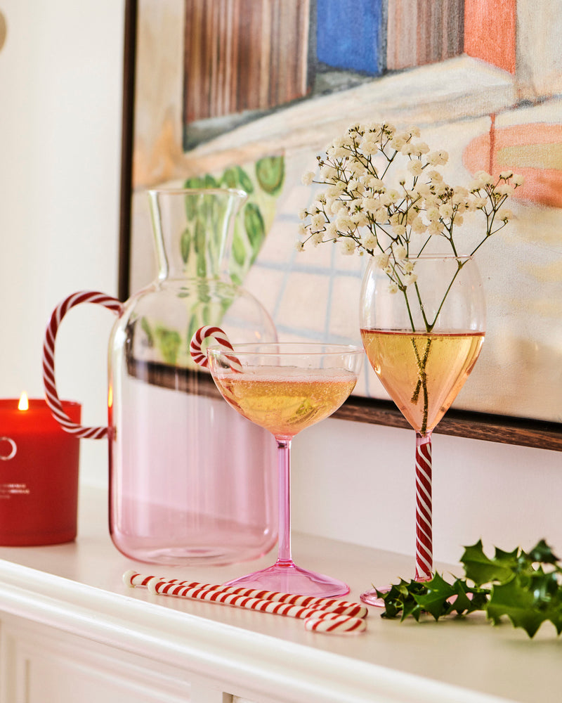 Candy Cane Water Jug