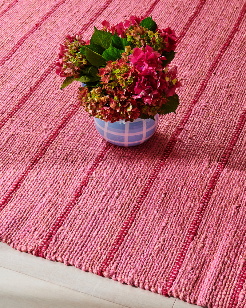 Iced Vovo Stripe Jute Rug