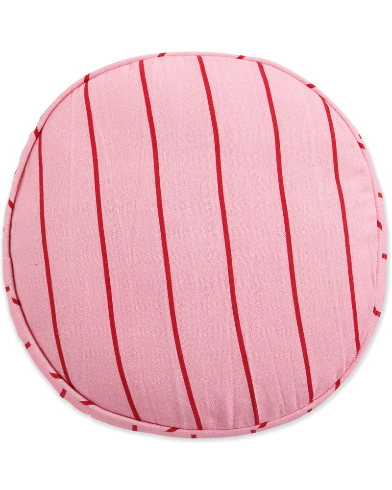 Iced Vovo Stripe Upholstery Pea Cushion