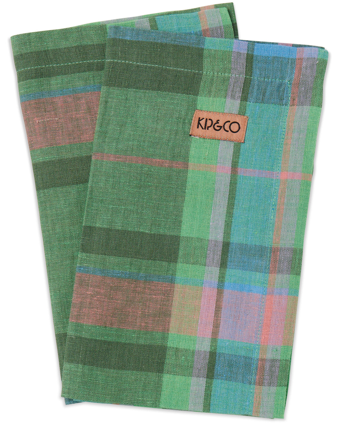 Jewel Of The Nile Tartan Linen 4P Napkin Set