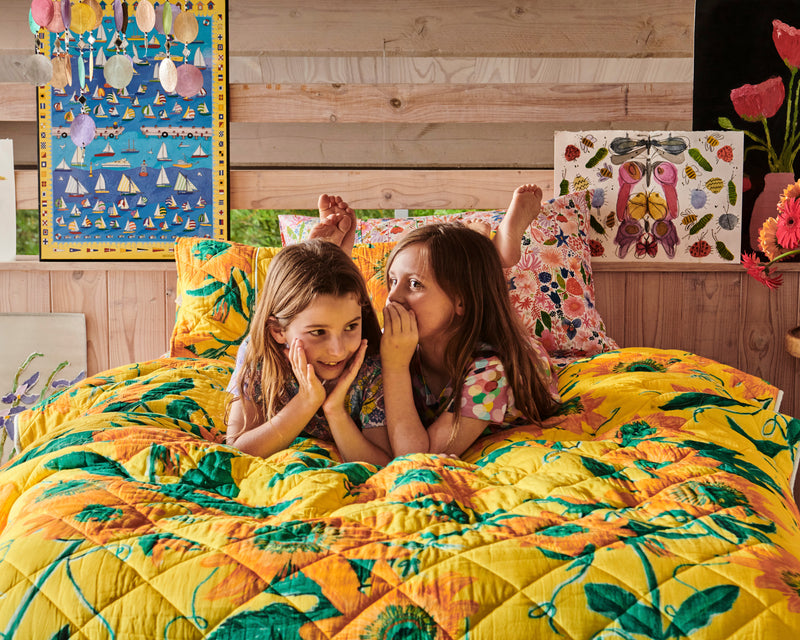 Passiona Organic Cotton Quilted Kids Bedspread