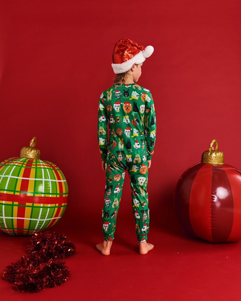 Santa's Little Helper Organic Cotton Pyjama Onesie