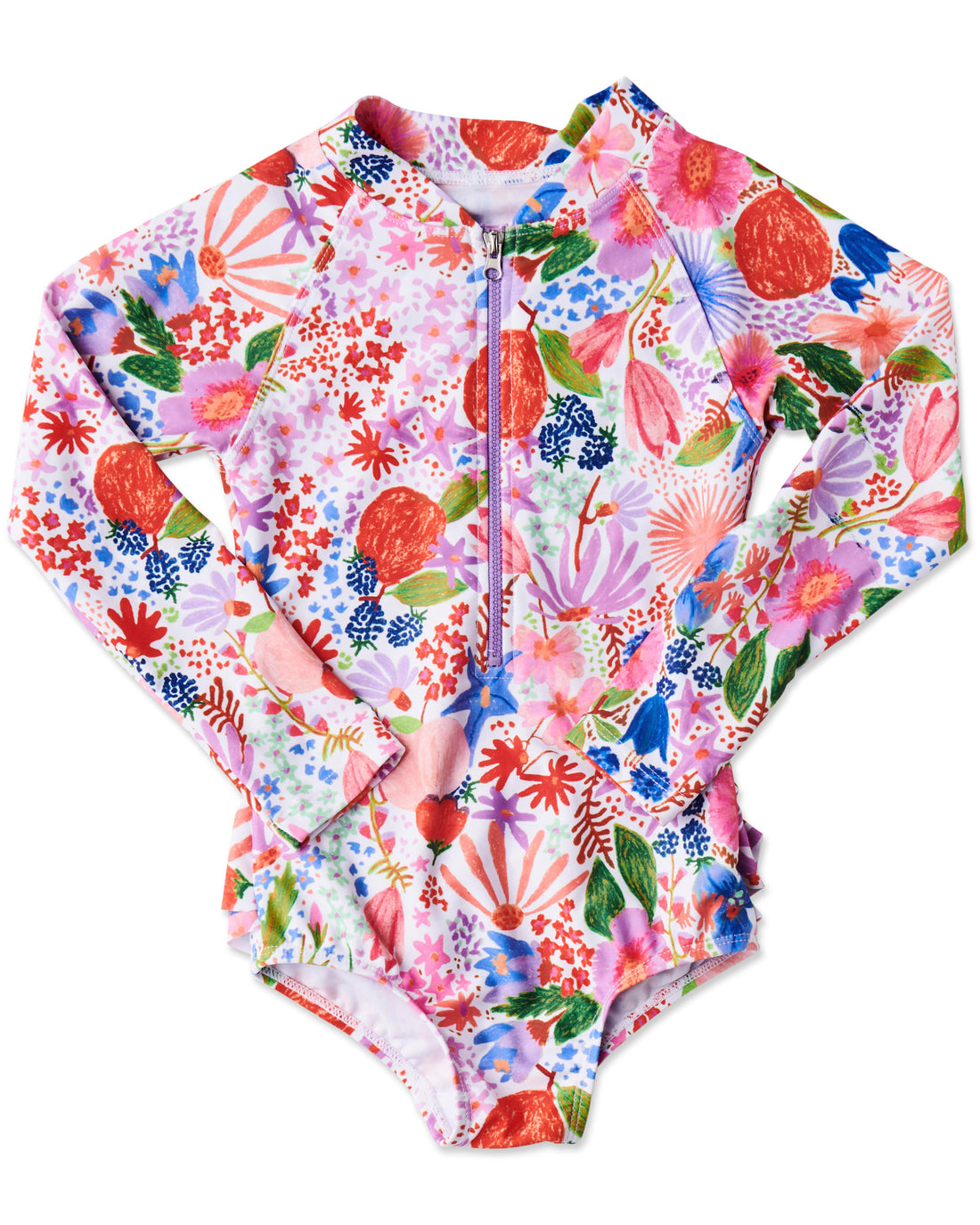 Meandering Meadow Long Sleeve Bathers