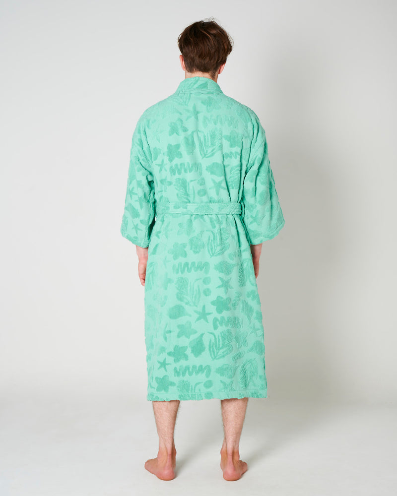 Jade Rock Pool Terry Bath Robe