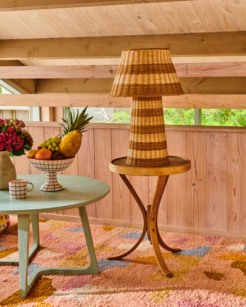 Sombrero Rattan Lamp