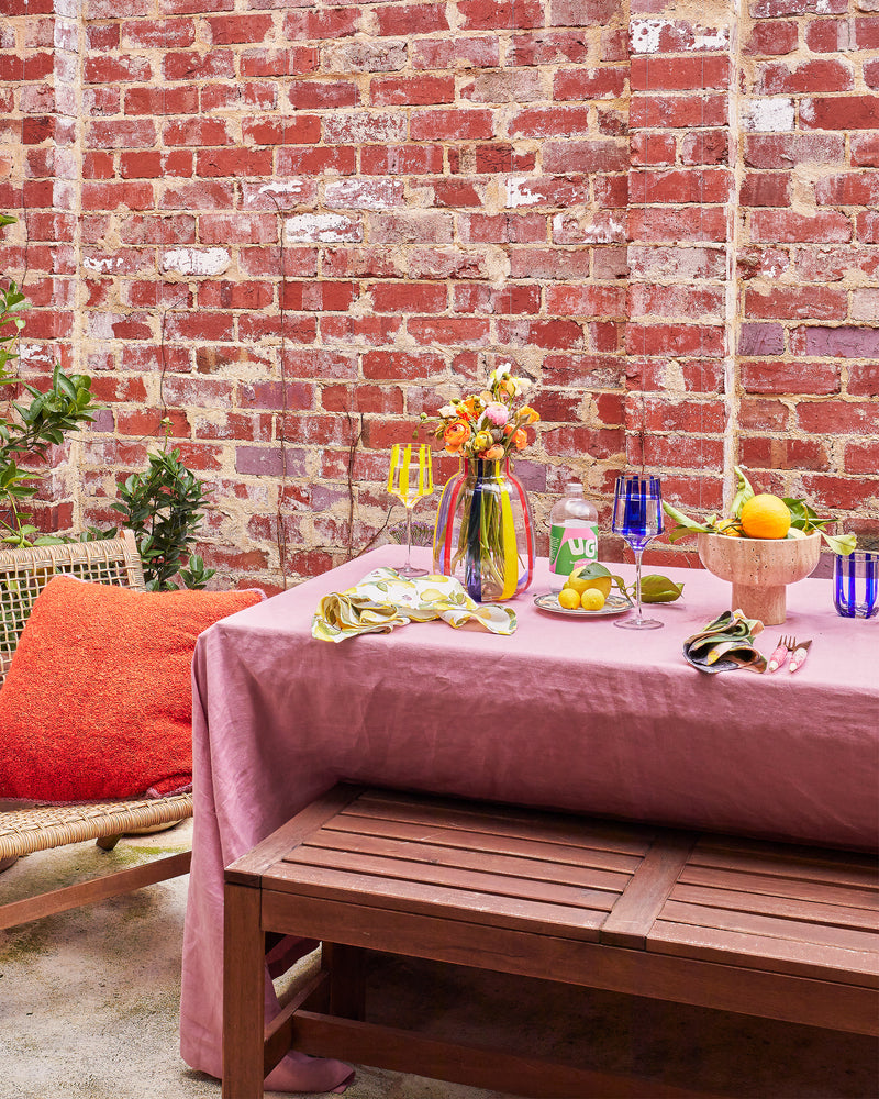 Peony Linen Tablecloth