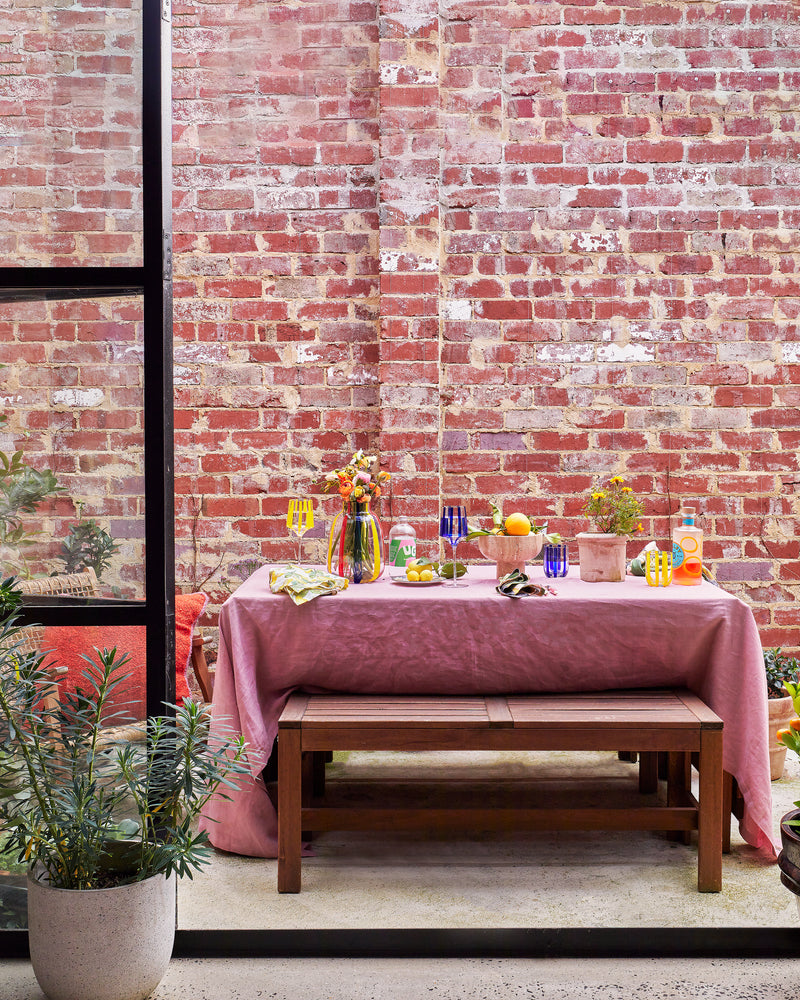 Peony Linen Tablecloth