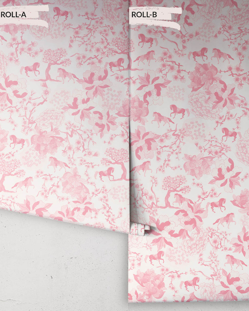 Milton & King x Kip&Co Gallop Fleur Wallpaper 2R