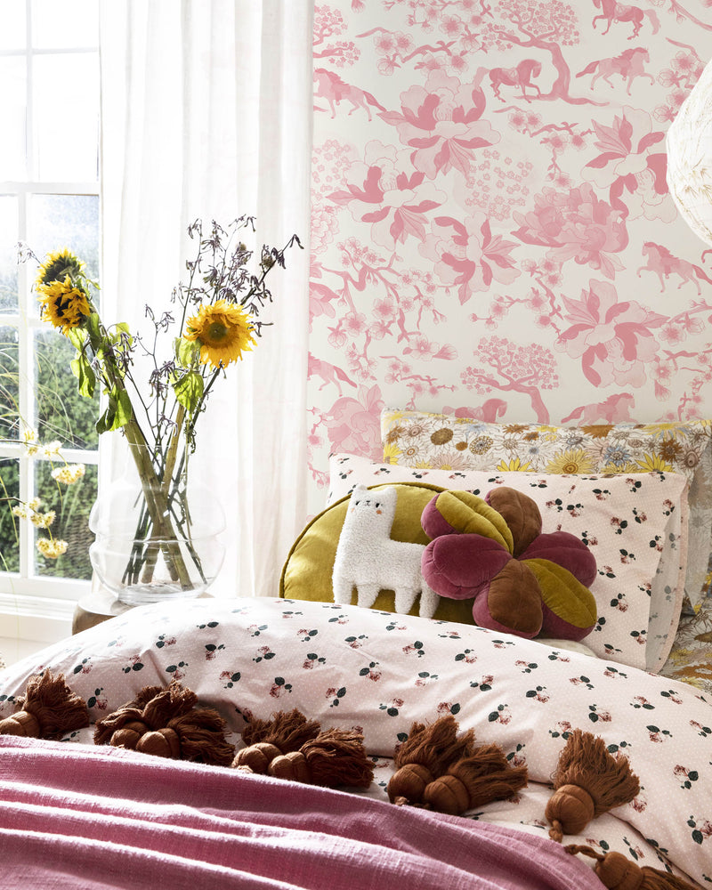 Milton & King x Kip&Co Gallop Fleur Wallpaper 2R