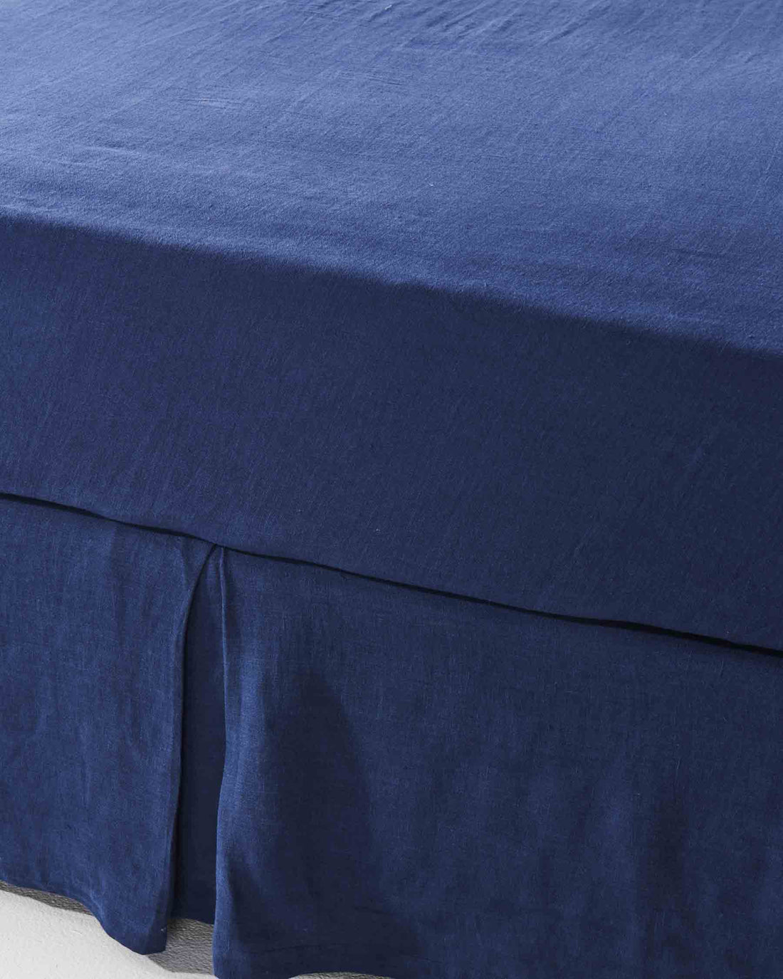 Indigo Linen Valance