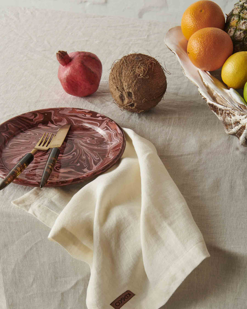 Cloud Dancer Linen 6P Napkin Set