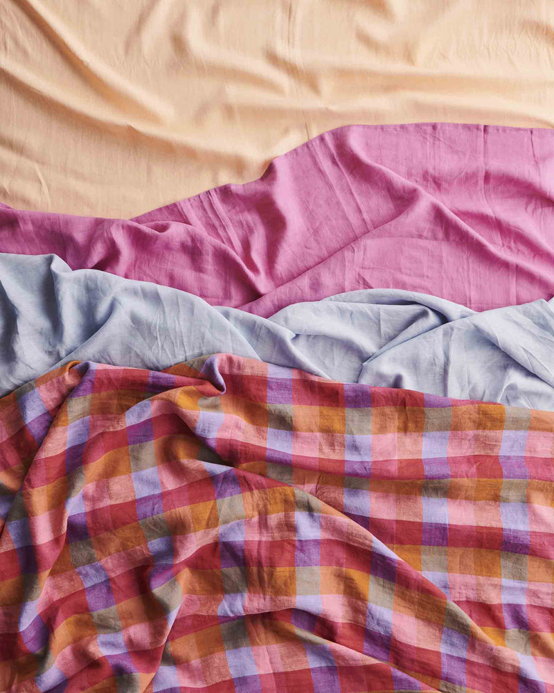 Tutti Frutti Linen Flat Sheet