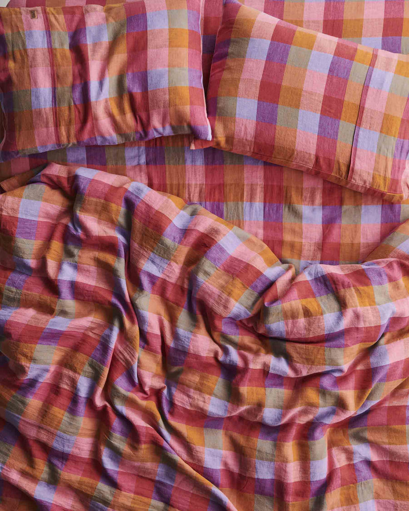 Tutti Frutti Linen Fitted Sheet