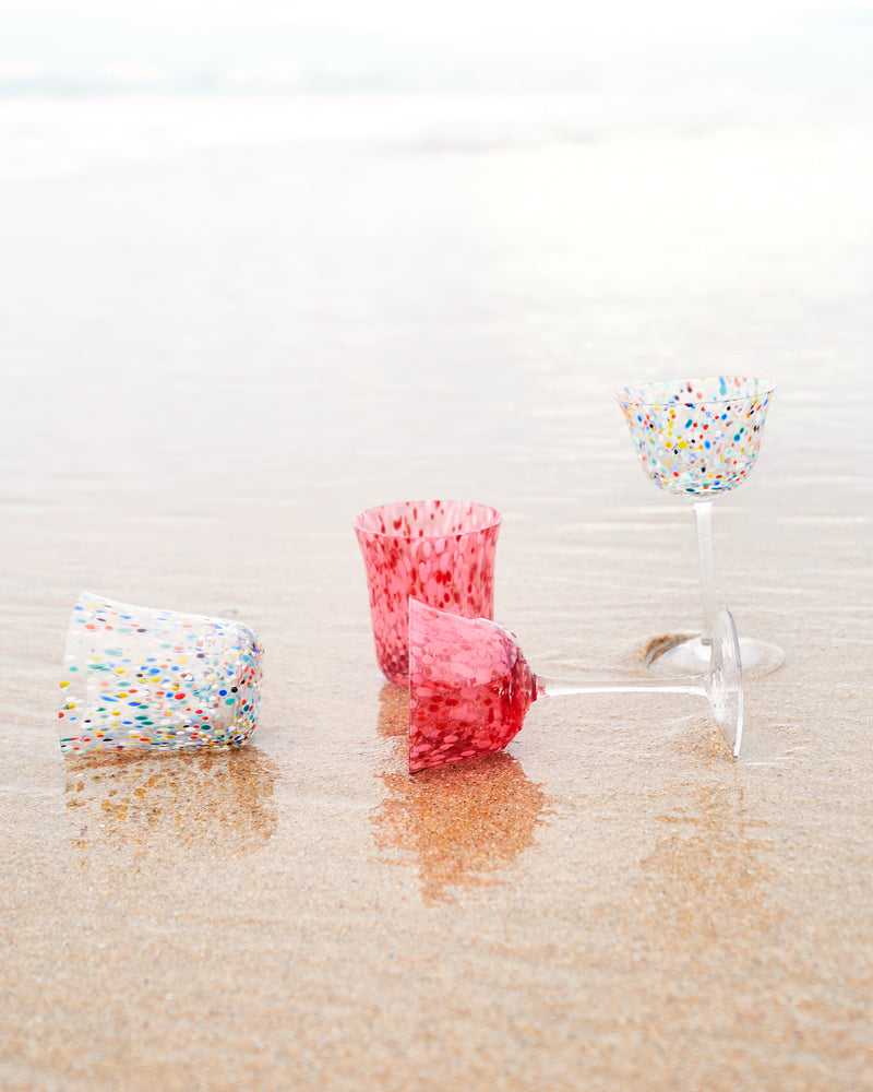 Party Speckle Coupe Glass 2P Set