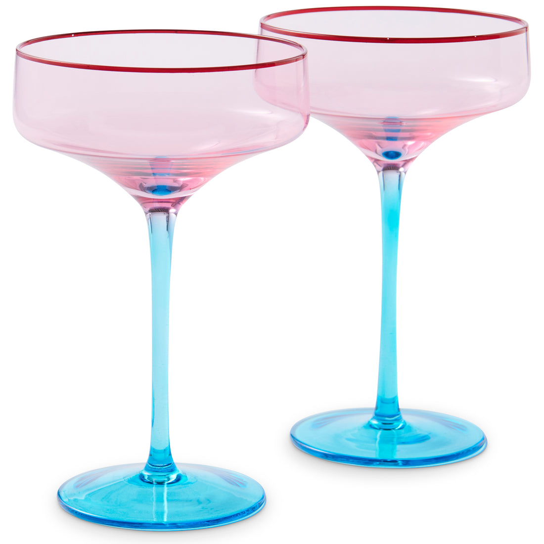 Rose With A Twist Coupe Glass 2P Set